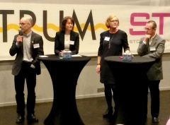 Pär Hedberg, Stockholm Innovation & Growth (STING), Sara Mazur, Ericsson, Pernilla Dahlman, Screen Interaction, och Uno Fors, Stockholms universitet.