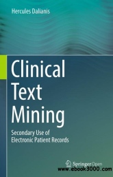 Book cover: Clinical text mining