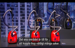 Bild från SVT på dammsugare som exempel på vardagsföremål som kan kopplas upp i sakernas internet.