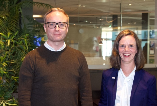 David Söderström, DSV, och Karin Bengtsson, Kista Science City