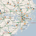 Genrebild: skärmdump från Trafikverket som visar karta över mellansverige med markerade incidenter